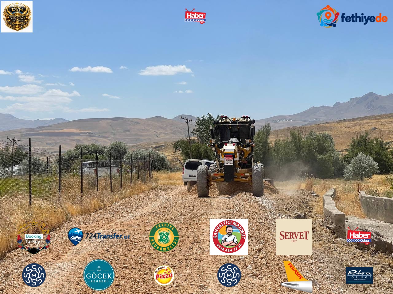 Yaylıyaka Mahallesi’nde Stabilize Yol çalışması