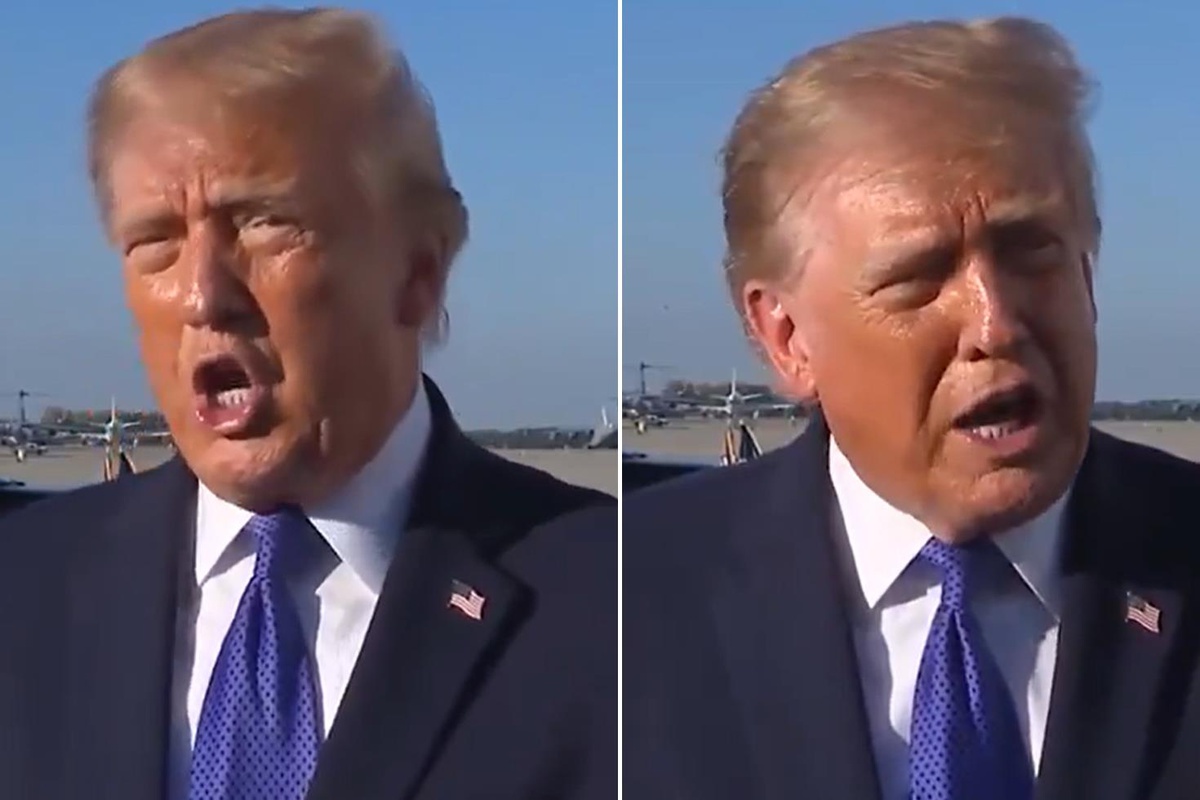 Trump gazetecinin sorusuna sinirlendi: Berbat görünüyorsun, biraz kilo ver