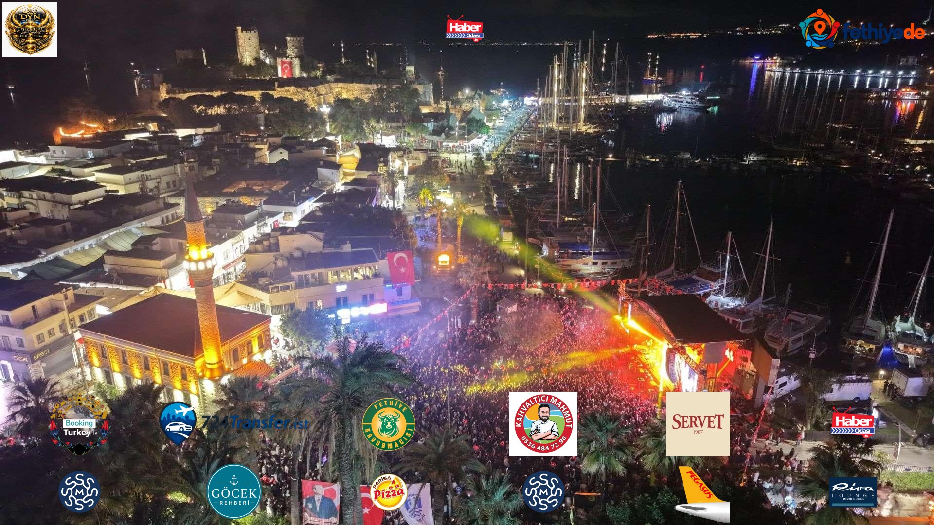 [BELEDIYE · Muğla · Bodrum] Haber: BODRUM’DA CUMHURİYET BAYRAMI’NDA YER GÖK KIRMIZI BEYAZ - Bodrum Belediyesi