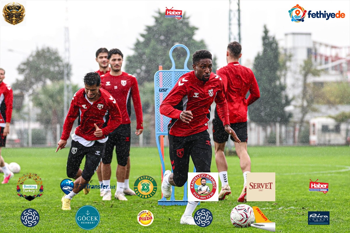 Samsunspor Başakşehir maçı hazırlığını sürdürdü, sakat iki oyuncu ayrı çalıştı