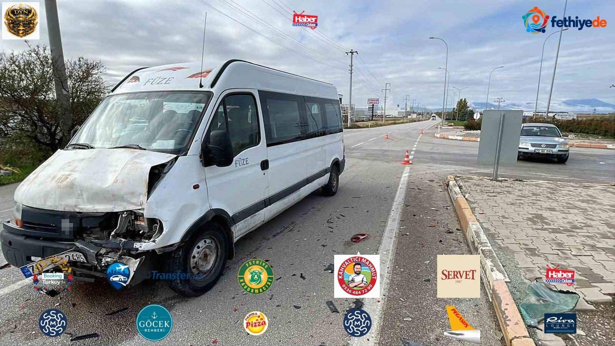 Karaman’da minibüsle otomobil çarpıştı: 1 yaralı
