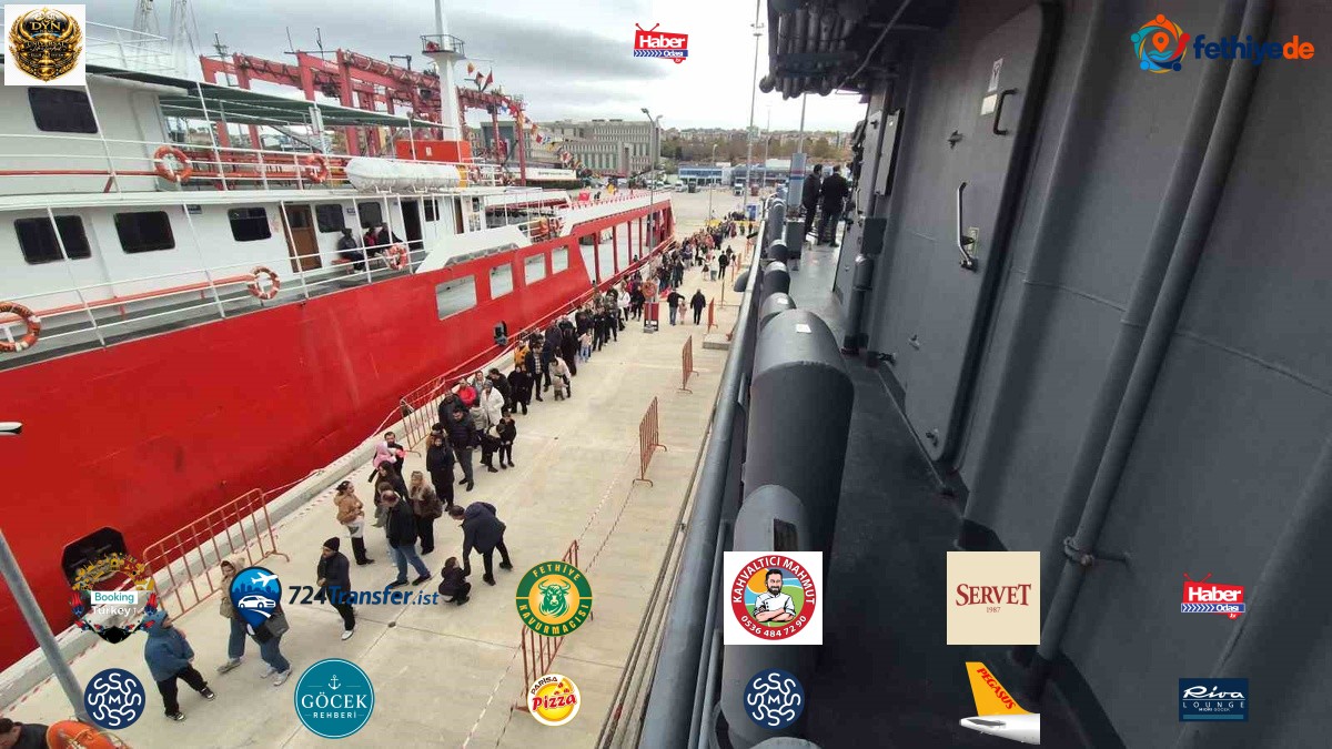 Tekirdağ'da Cumhuriyet Bayramı'nda TCG Işın'ı 4 bin kişi gezdi