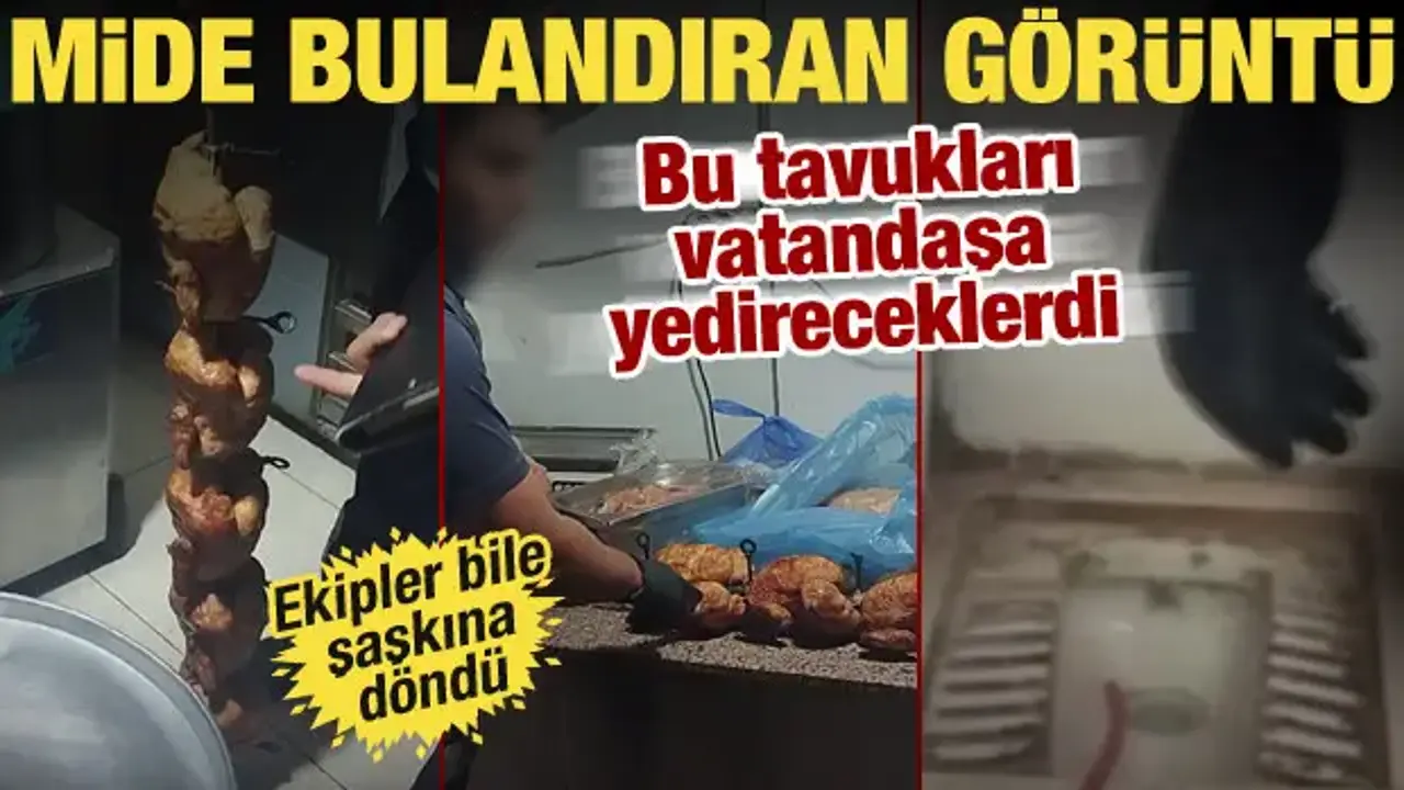 Mide bulandıran görüntü! 15 kilo bozuk tavuk ele geçirildi! Ekipler bile şaşkına döndü