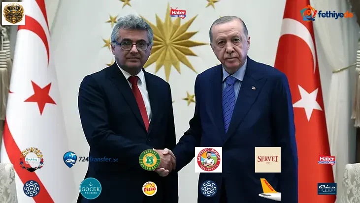 Cumhurbaşkanı Erdoğan, Kuzey Kıbrıs Türk Cumhuriyeti Cumhurbaşkanı Tufan Erhürman ile görüştü