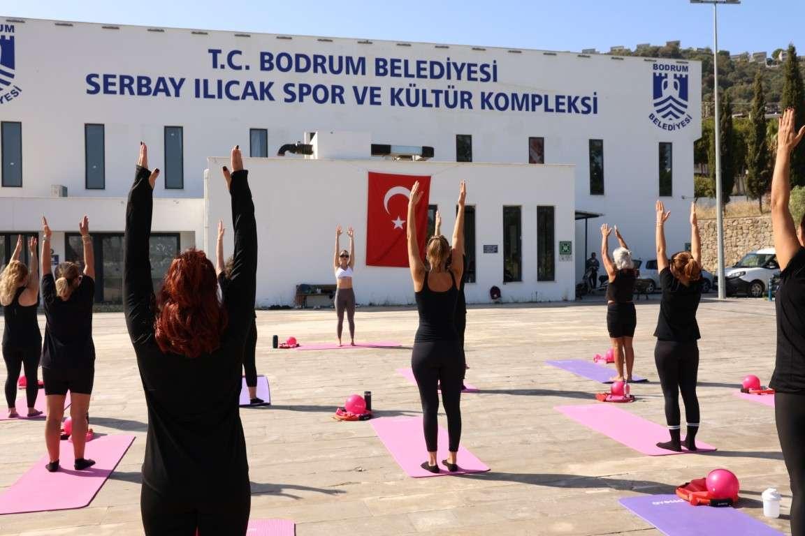 [BELEDIYE · Muğla · Bodrum] Haber: SERBAY ILICAK SPOR VE KÜLTÜR KOMPLEKSİNDE PİLATES DERSLERİ DEVAM EDİYOR - Bodrum Belediyesi