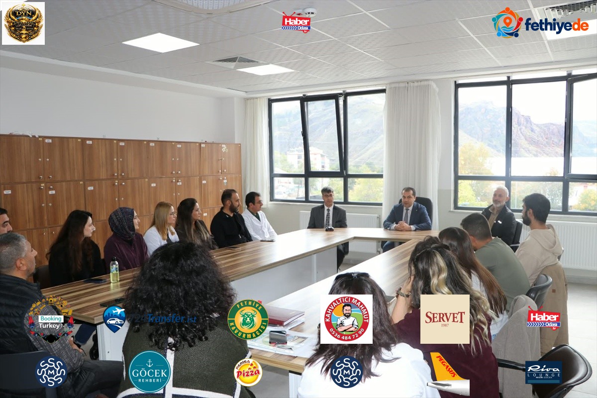Keban Kaymakamı Muhammed Huzeyfe Onur, Çok Programlı Anadolu Lisesini ziyaret etti