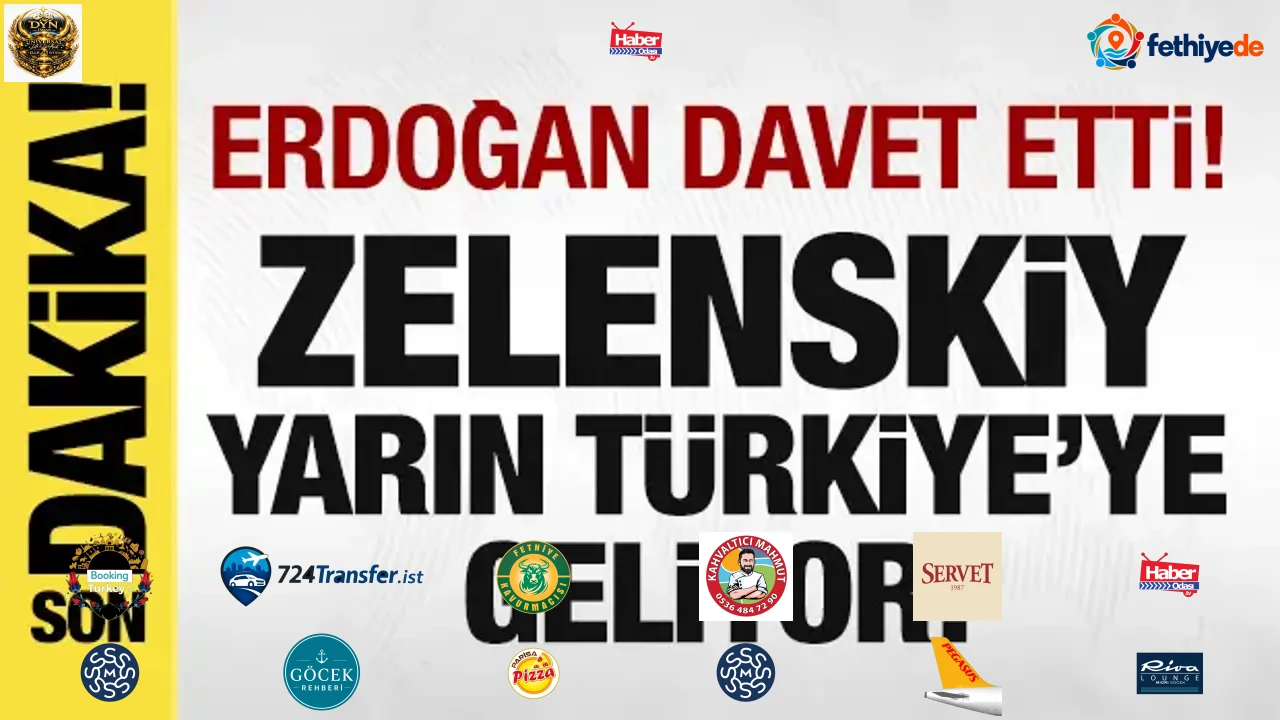 Son dakika: Zelenskiy yarın Türkiye'ye geliyor!