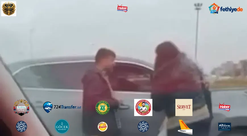 Otoyolda inanılmaz görüntüler! Sürücüler birbirine girdi