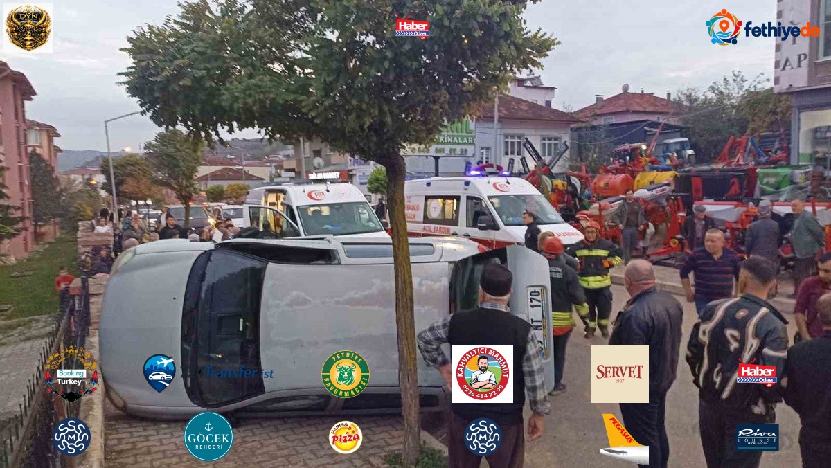 Samsun'un Havza ilçesinde iki otomobil çarpıştı, 4 kişi yaralandı