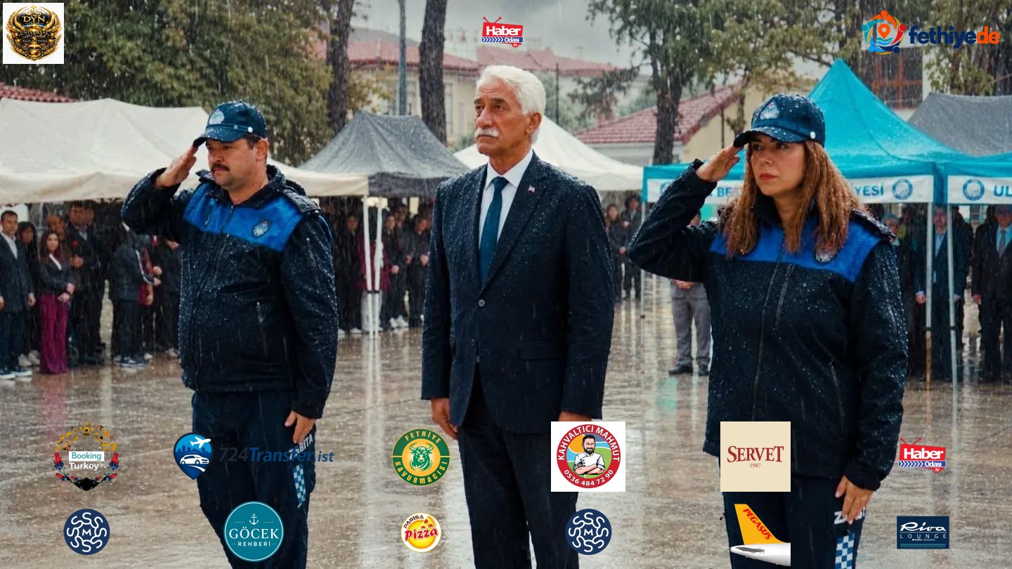 [BELEDIYE · Muğla · Ula] 29 Ekim Çelenk Sunma Töreni Gerçekleştirildi