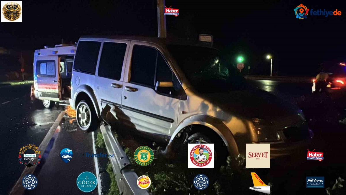 Rize Pazar'da ambulans ile hafif ticari araç çarpıştı, 5 kişi hafif yaralandı