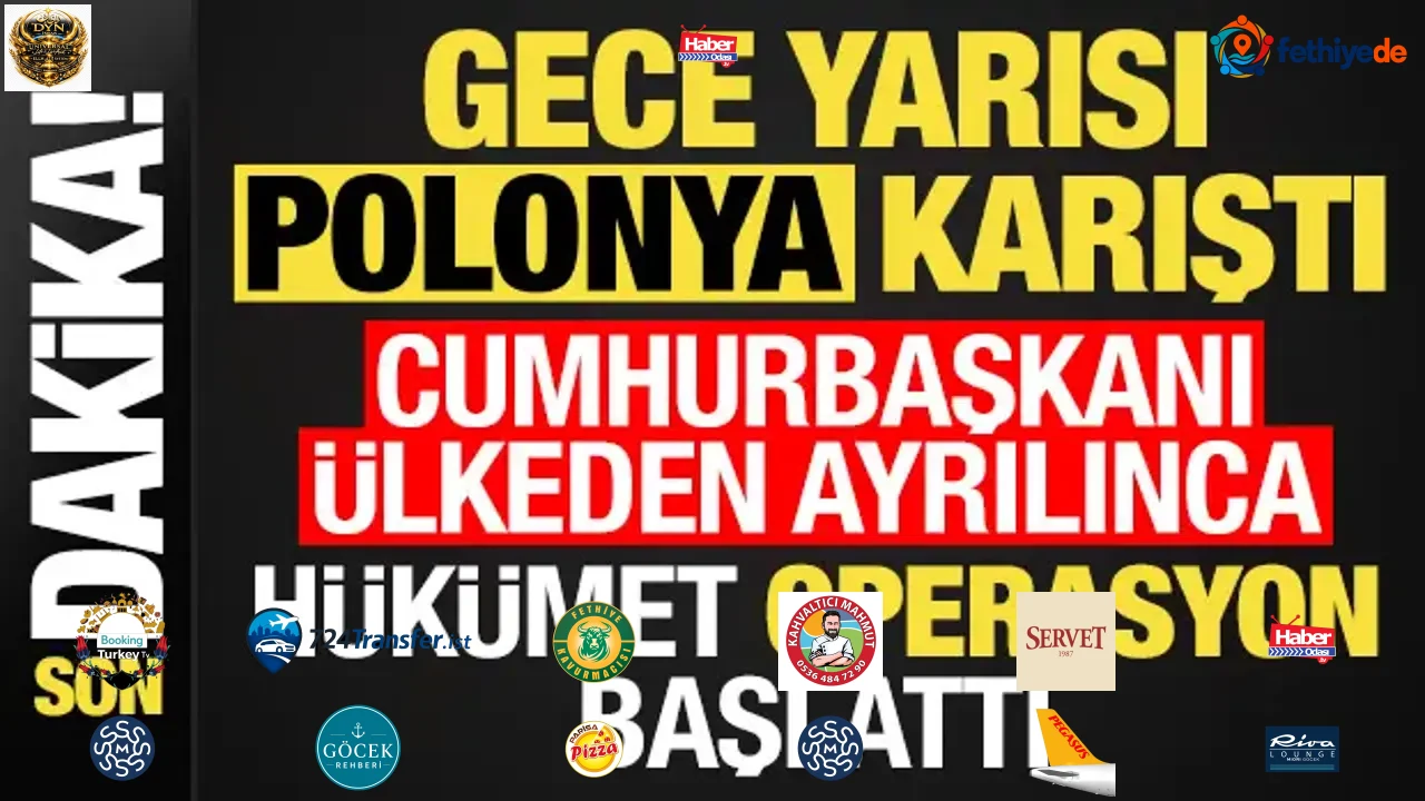 Gece yarısı Polonya karıştı! Cumhurbaşkanı ülkeden ayrılınca, hükümet operasyon başlattı..