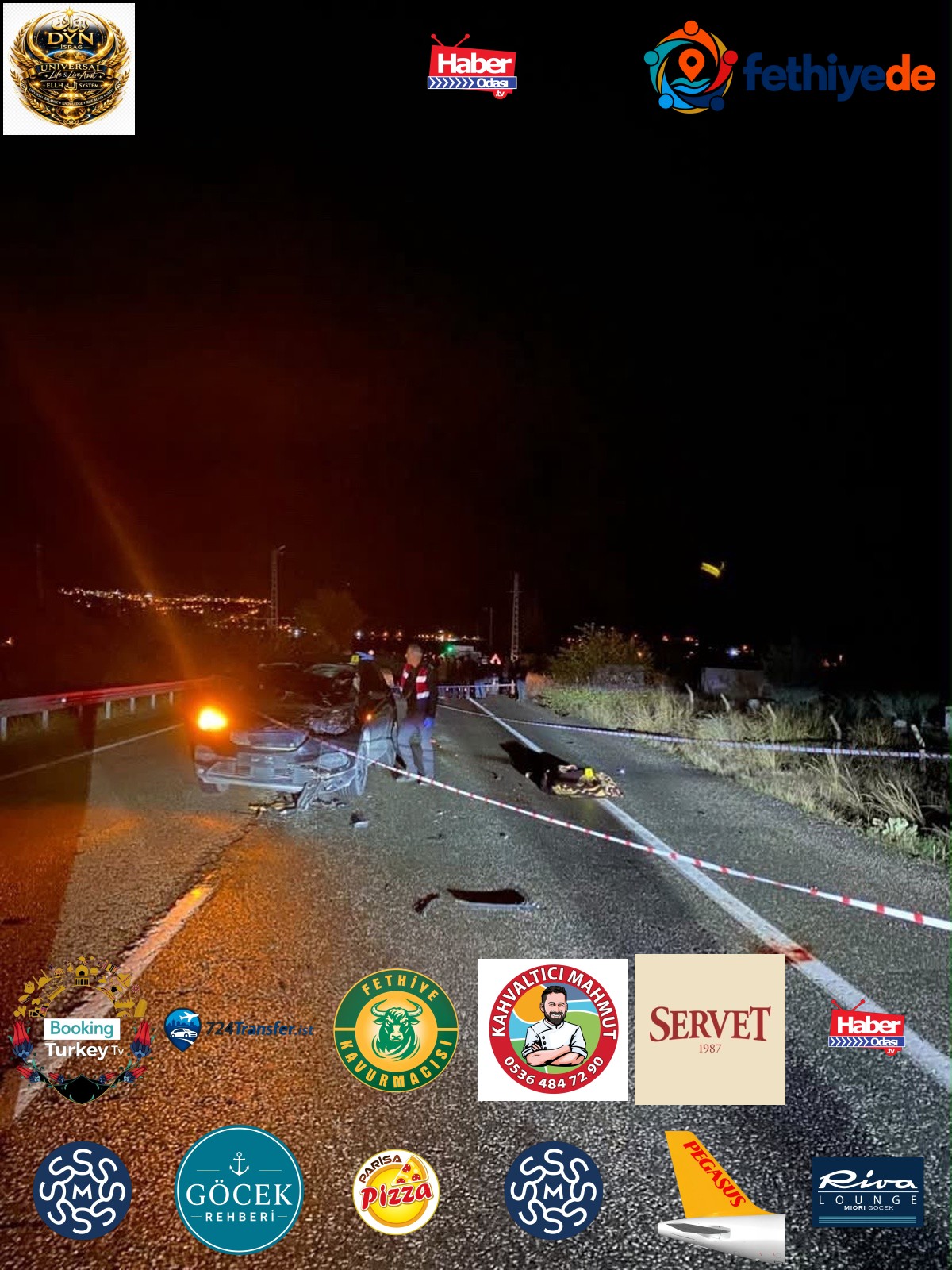Elazığ'da yolun karşısına geçen şahsa otomobil çarptı, şahıs hayatını kaybetti