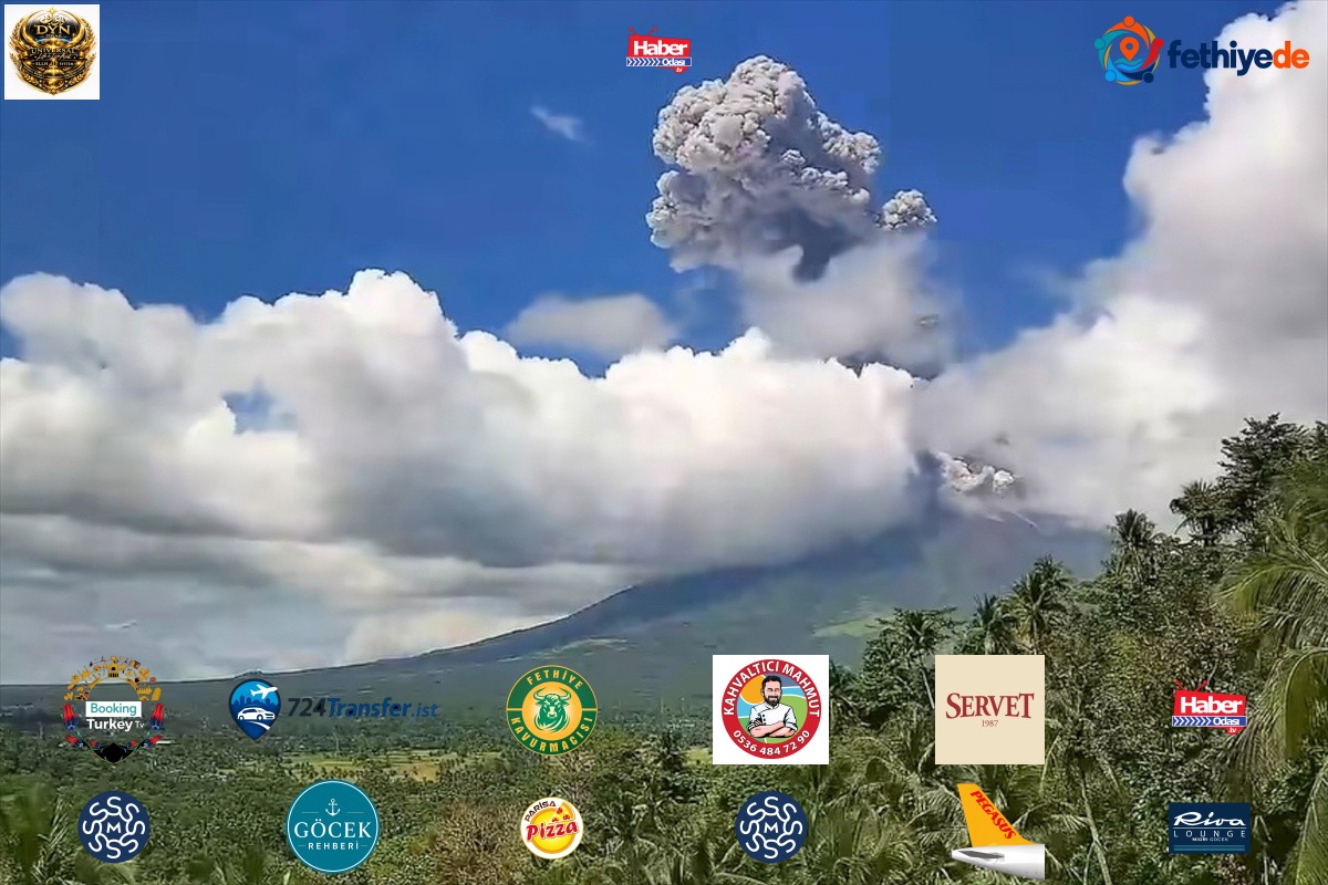Filipinler'de Mayon Yanardağı patladı! Kül bulutu 3 bin metreye yükseldi, 3. seviye alarm verildi