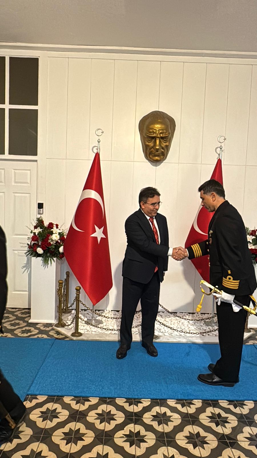 29 Ekim Cumhuriyet bayramı kapsamında tebrikat töreni düzenlendi