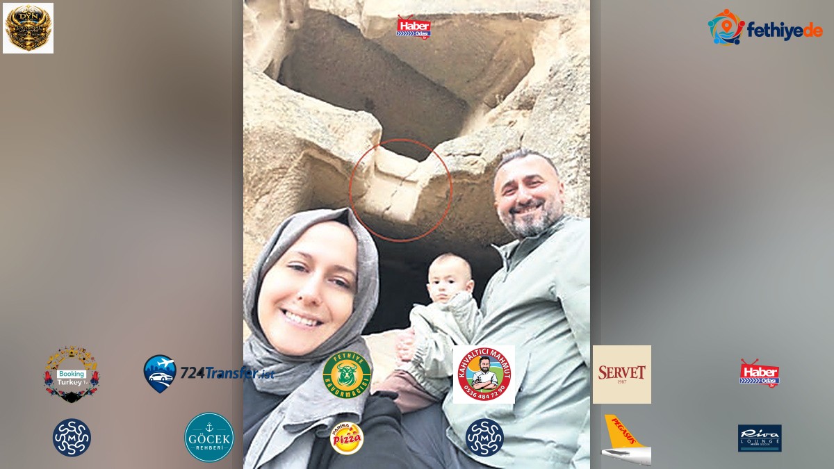 Çöken peribacasındaki çatlak objektife böyle yansıdı.