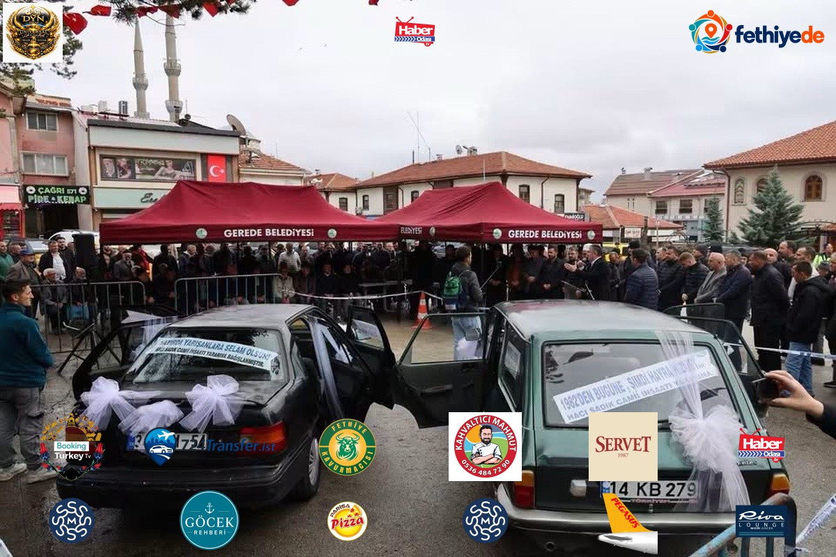 Bolu Gerede'de cami için müzayedede iki otomobil 410 bin liraya alıcı buldu