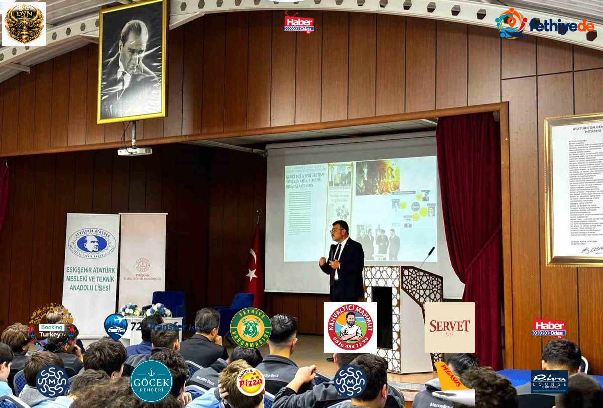 Prof. Dr. Hasan Mandal, Eskişehir'deki eski okulunda öğrencilerle buluştu