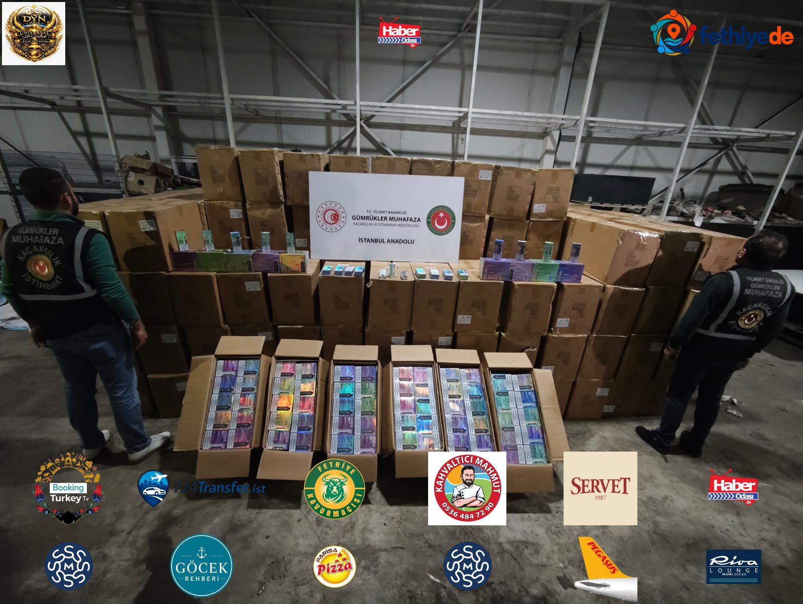 Ticaret Bakanlığı Gümrükler Muhafaza ekiplerince İstanbul