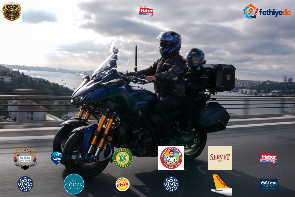 İzmir'den motosikletle umreye giden baba ve 7 yaşındaki oğlu 7 bin km yol yaptı