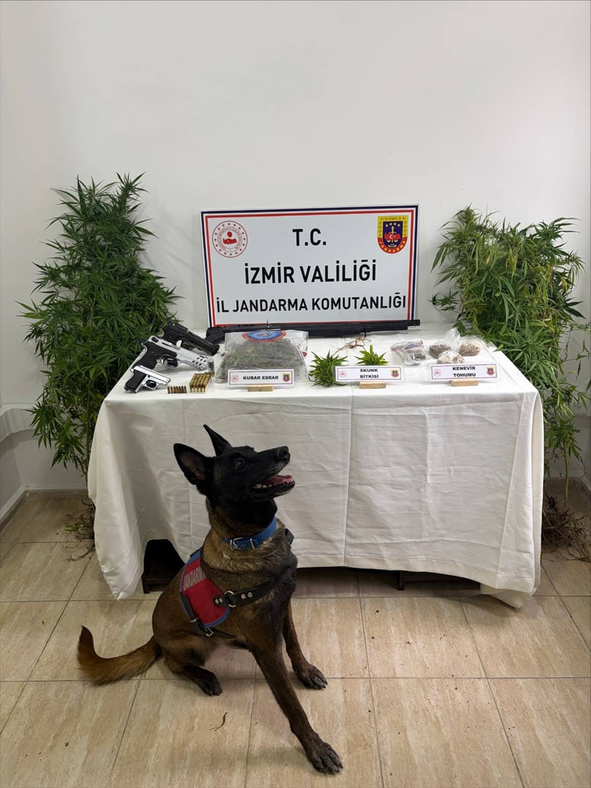 İzmir Konak'ta operasyonda 1 kilo 855 gram sentetik uyuşturucu ele geçirildi