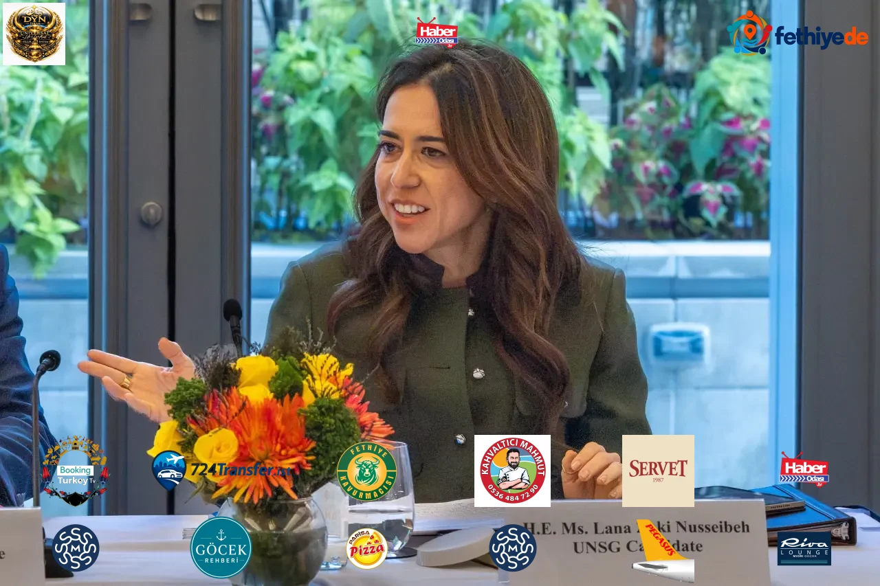 Lana Zaki Nusseibeh yarışta Birleşik Arap Emirlikleri'ni temsil ediyor.