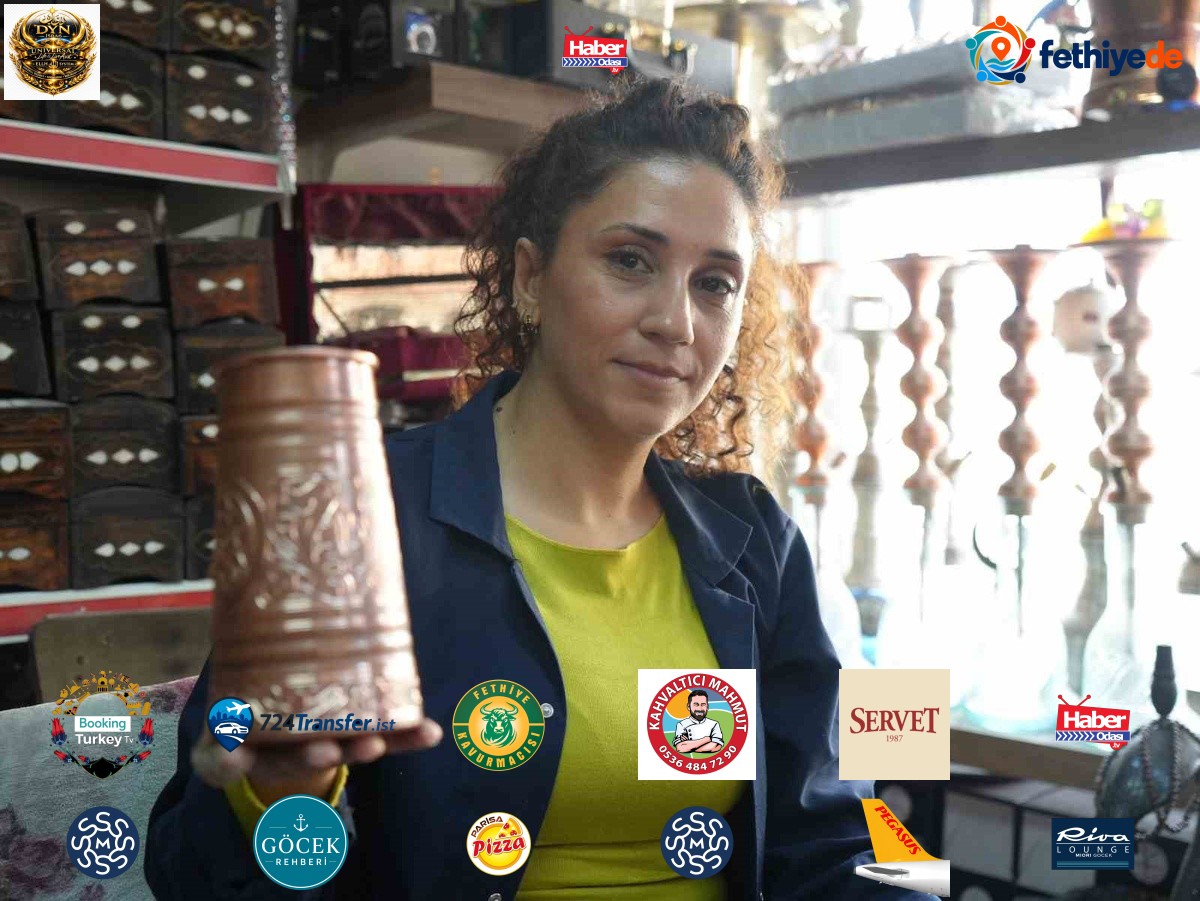 Gaziantep'te bakır ustası Seda Çetin 11 yıldır erkek ustalara taş çıkartıyor