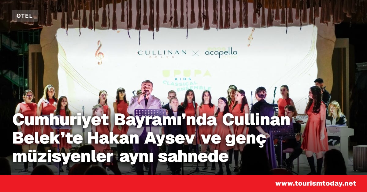 Cumhuriyet Bayramı'nda Cullinan Belek'te Hakan Aysev ve genç müzisyenler aynı sahnede