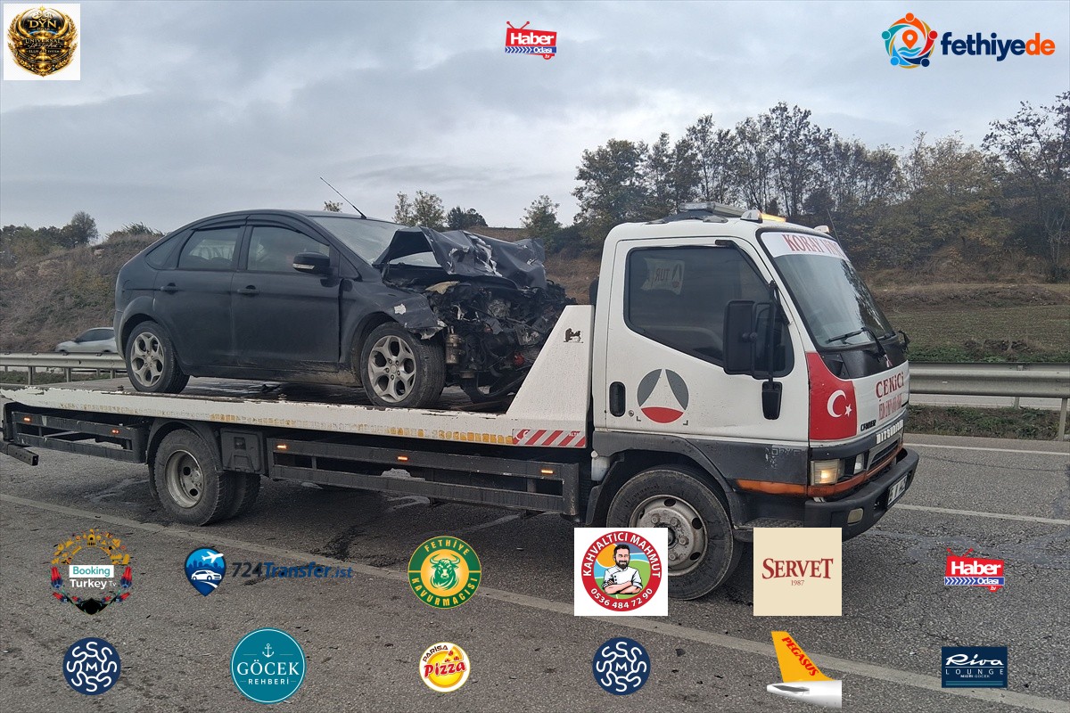 Samsun Havza'da tırla çarpışan otomobilde sıkışan 1 kişi yaralandı