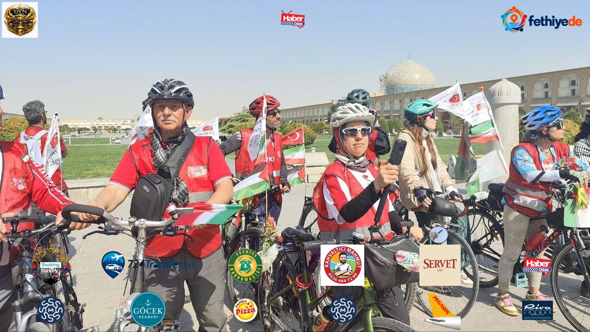 Bergama’dan İran’a çocuklar için pedal çevirdi