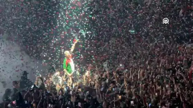 Macklemore'dan İngiltere'de İsrail'i kızdıracak görüntü