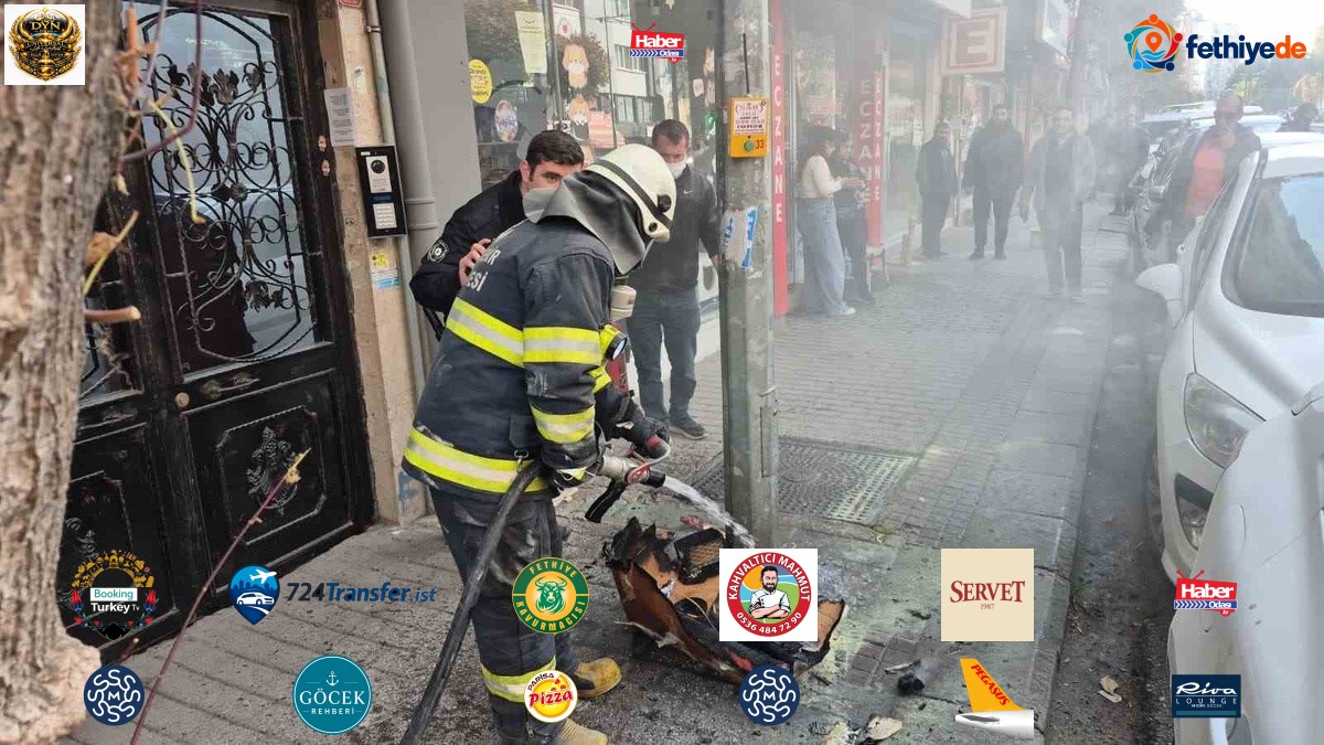 Eskişehir'de çiçekçi dükkanındaki yangında işletme sahibi kadın gözyaşlarını tutamadı