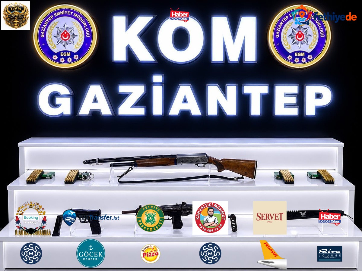 Gaziantep'te polis, silah kaçakçılarına operasyonda 3 silah ve 214 fişek ele geçirdi