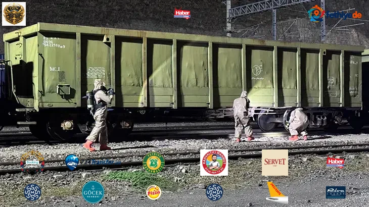 Yük treninde kimyasal sızıntı alarmı! Ekipler harekete geçti: Karantinaya alındı