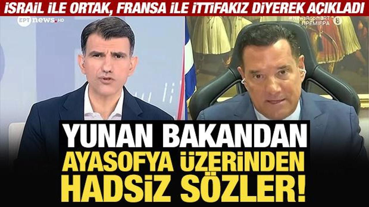 Yunan Bakan Georgiadis'ten Ayasofya üzerinden hadsiz sözler!