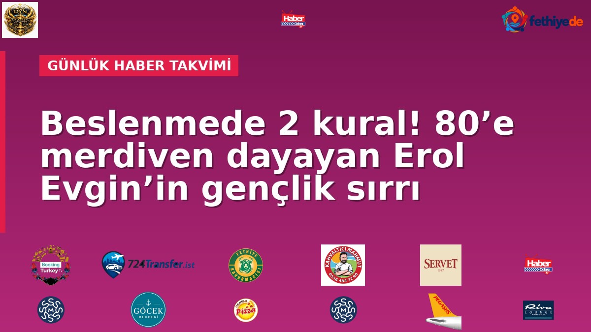 Beslenmede 2 kural! 80’e merdiven dayayan Erol Evgin’in gençlik sırrı