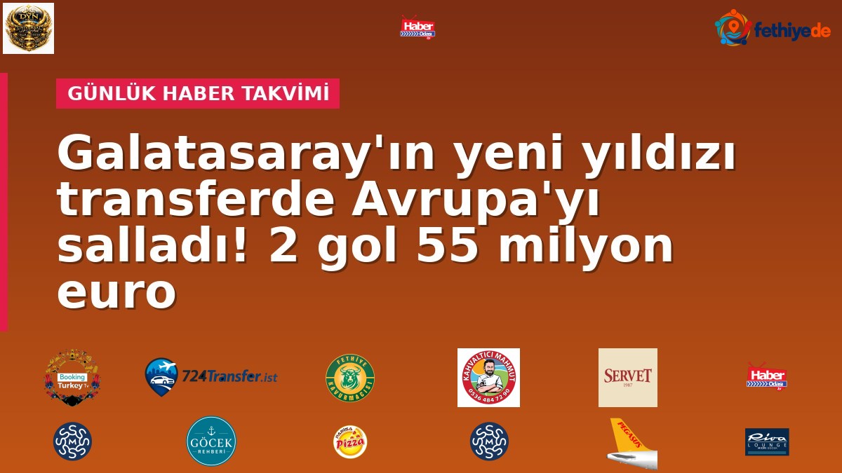 Galatasaray'ın yeni yıldızı transferde Avrupa'yı salladı! 2 gol 55 milyon euro
