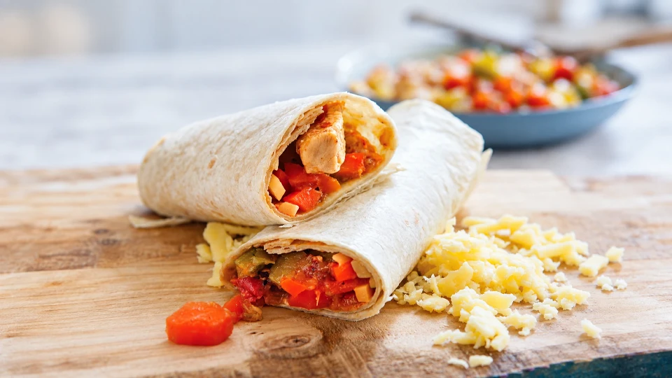 Sebzeli Tavuklu Wrap Tarifi