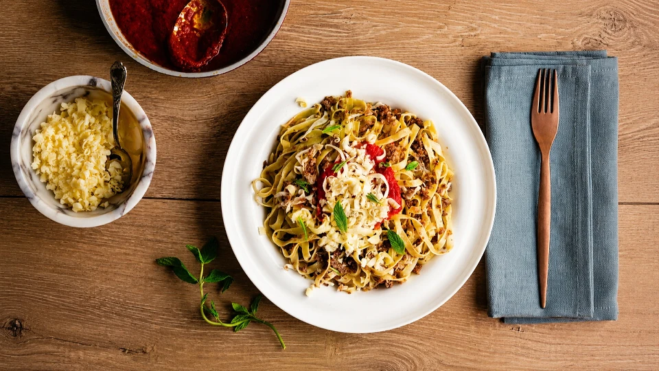 Lahanalı Tagliatelle Tarifi