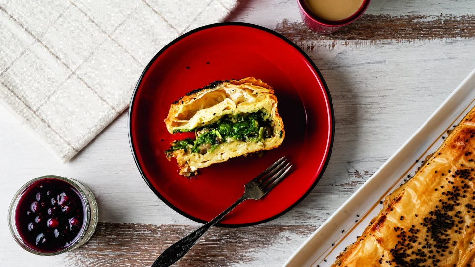 Ispanak ve Mantarlı Börek Tarifi