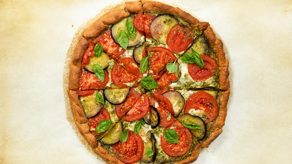 Pesto Soslu Yaz Pizzası Tarifi