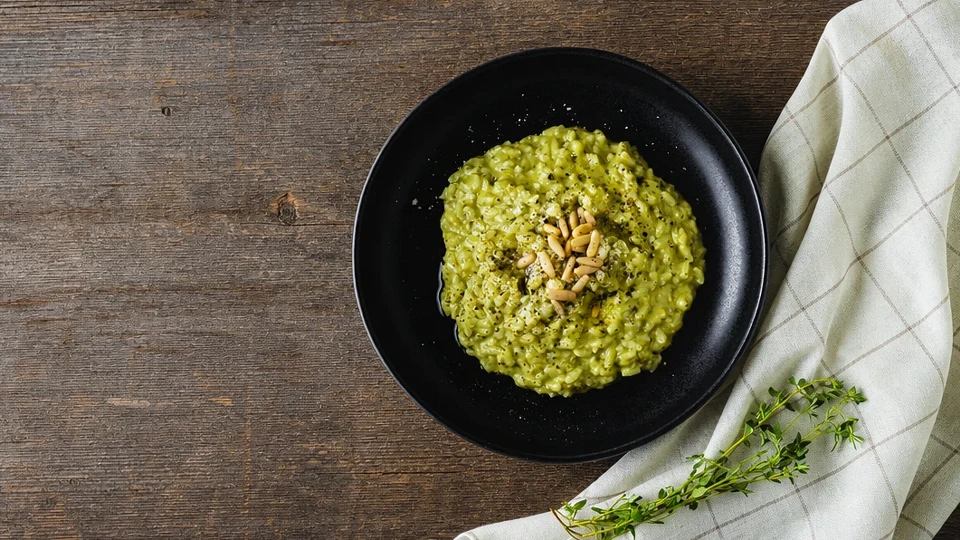 Pesto Soslu Risotto Tarifi