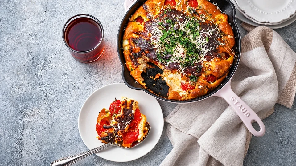 Domatesli Clafoutis Tarifi